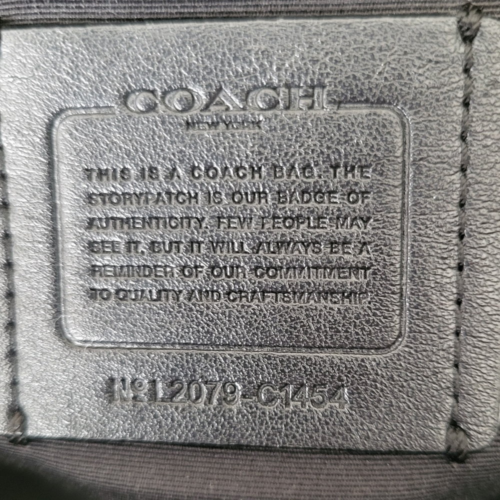Coach Maya Leather Shoulder Bag, Perfect Slouchy Bag / Clutch With Gold Hardware - Picture 9 of 12